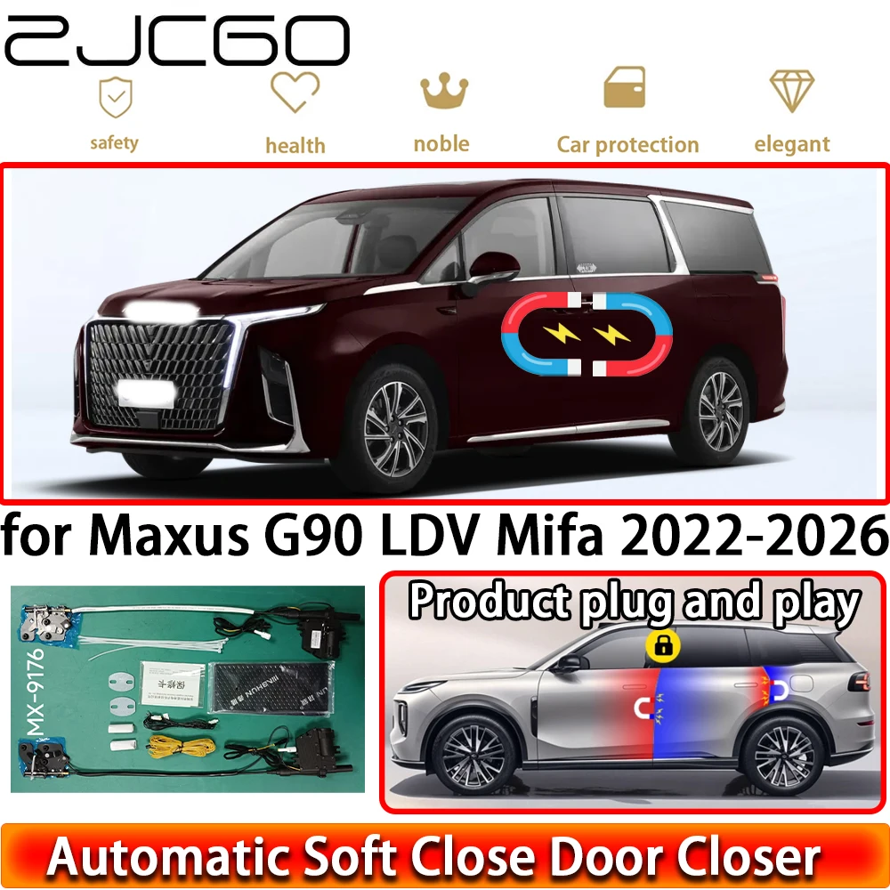 Комплект доводчиков дверей ZJCGO для Maxus G90 LDV Mifa 2022-2026, OEM, с электроприводом, автоматическим закрыванием, легким открыванием, Plug & Play
Комплект доводчиков дверей ZJCGO для Maxus G90 LDV Mifa 2022-2026, OEM, с электроприводом, автоматическим закрыванием, легким открыванием, Plug & Play
