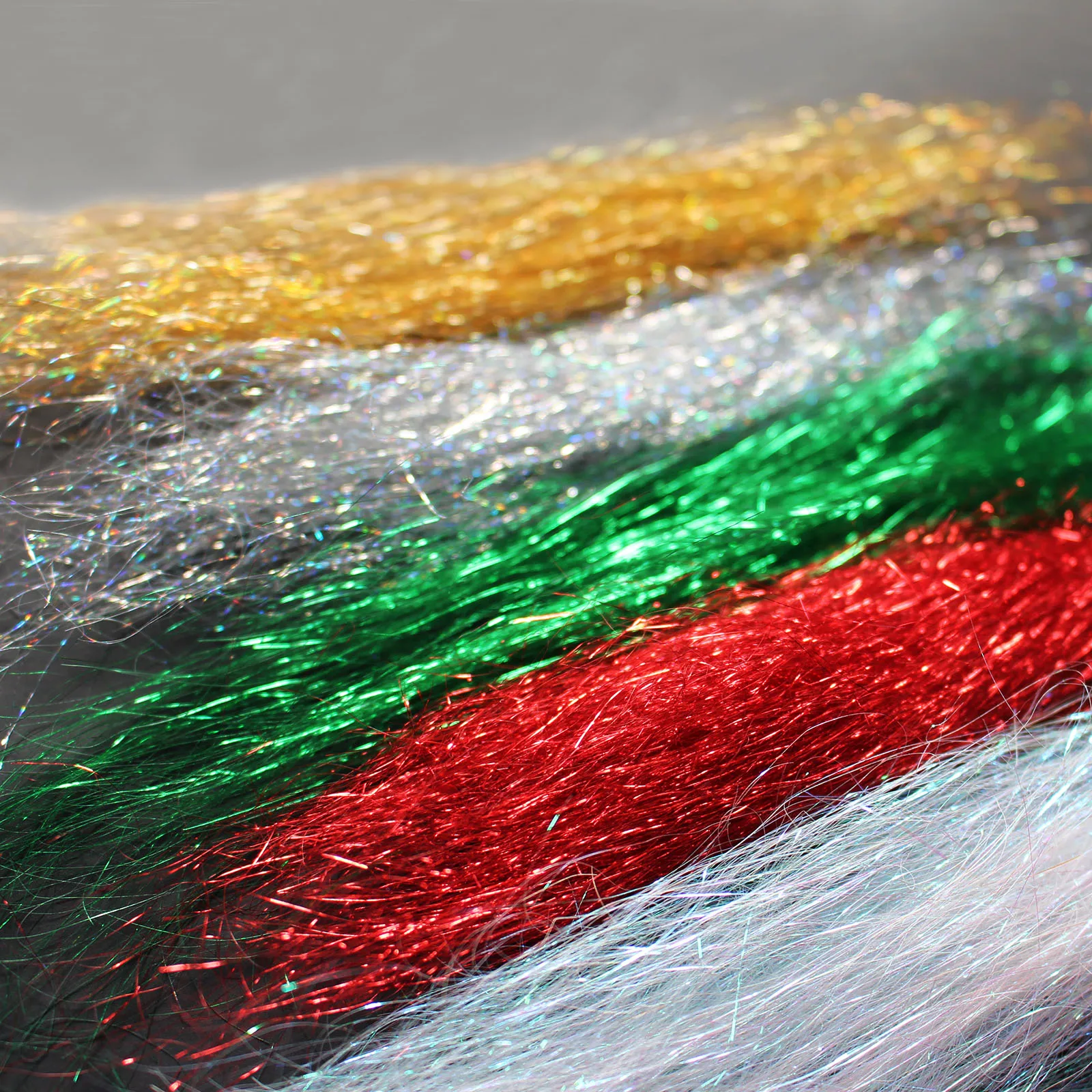 Tigofly 5 packs Fly Tying Dubbing 10cm Long Holographic Ice Dub Synthetic Sparkling Fibers Fly Tying Materials Golden Silver
Tigofly 5 packs Fly Tying Dubbing 10cm Long Holographic Ice Dub Synthetic Sparkling Fibers Fly Tying Materials Golden Silver