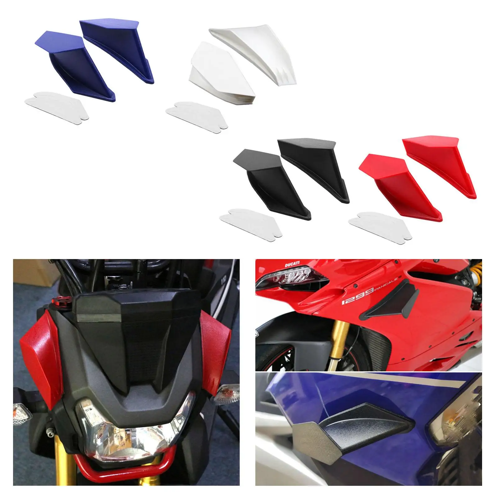 Motorcycle Winglets Dynamic Aero Aileron ABS Plastic Frame Upgrade for Accessories Yamaha MT
Motorcycle Winglets Dynamic Aero Aileron ABS Plastic Frame Upgrade for Accessories Yamaha MT
