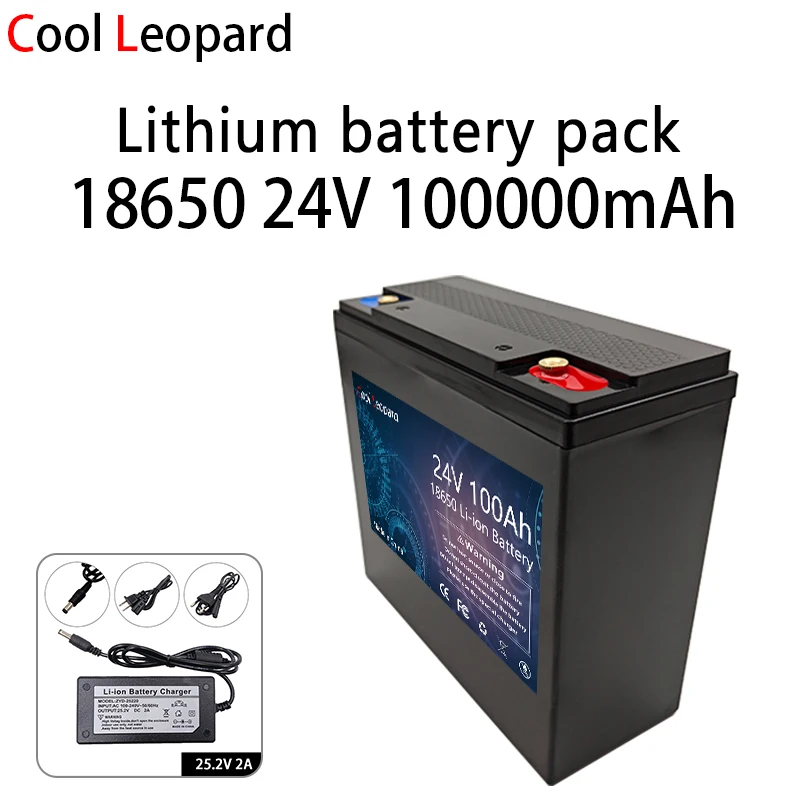 18650 6S5P 24V 100Ah Lithium Ion Battery Pack With BMS,For Sprayers Electric Vehicle Replacement Li-ion Batterie+25.2V Charger
18650 6S5P 24V 100Ah Lithium Ion Battery Pack With BMS,For Sprayers Electric Vehicle Replacement Li-ion Batterie+25.2V Charger