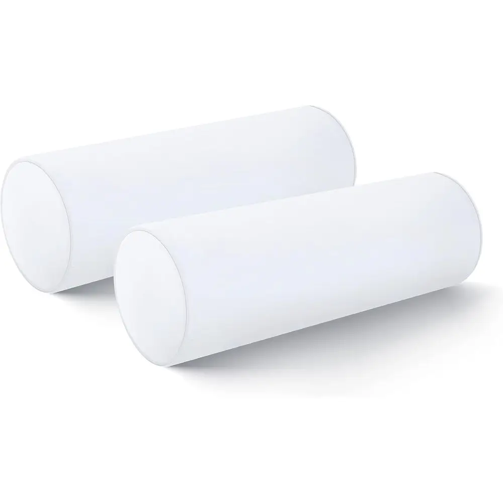 Set of 2, 9x26 Waterproof Synthetic Down Pillow Inserts for Outdoor Use, White
Set of 2, 9x26 Waterproof Synthetic Down Pillow Inserts for Outdoor Use, White