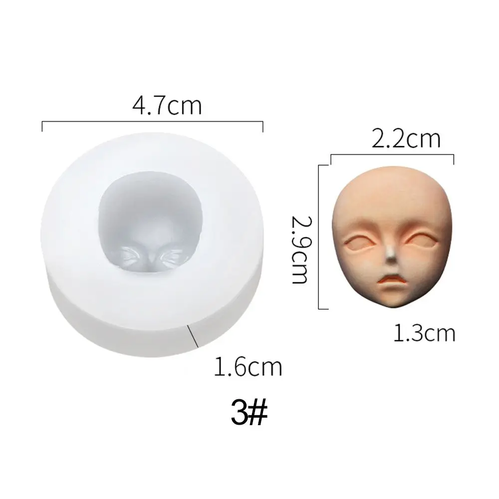 DIY Cake Decorating Q Version Clay Head Sculpey Face Silicone Molds Modification Accessories 3D Facial Mould
DIY Cake Decorating Q Version Clay Head Sculpey Face Silicone Molds Modification Accessories 3D Facial Mould