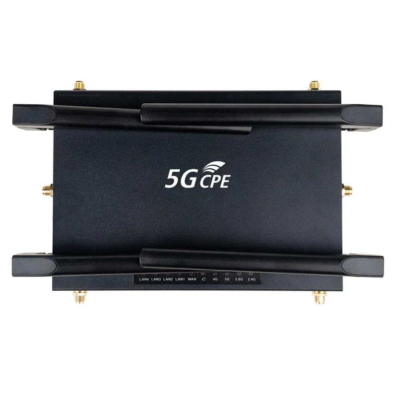 5G Gigabit CPE Router with SIM Card Slot—Home and Office Wi-Fi 6 Wireless Router with 10 Antennas, 2.4 GHz & 5 GHz Dual-Band
5G Gigabit CPE Router with SIM Card Slot—Home and Office Wi-Fi 6 Wireless Router with 10 Antennas, 2.4 GHz & 5 GHz Dual-Band