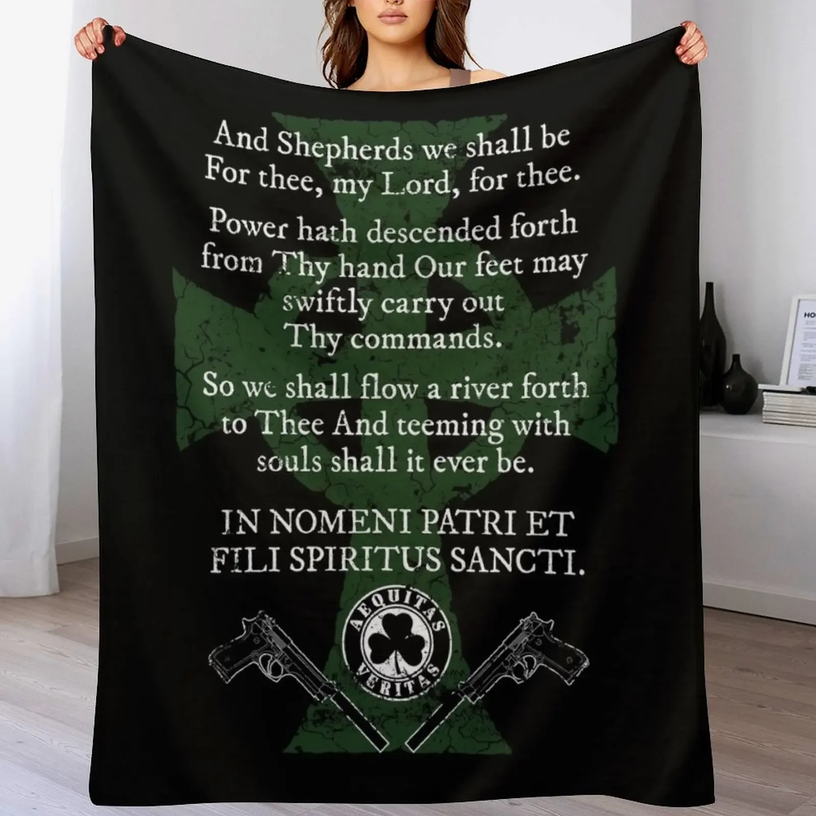 Boondock Saints prayer Throw Blanket Luxurious Soft Blanket Holiday Gift for Family
Boondock Saints prayer Throw Blanket Luxurious Soft Blanket Holiday Gift for Family