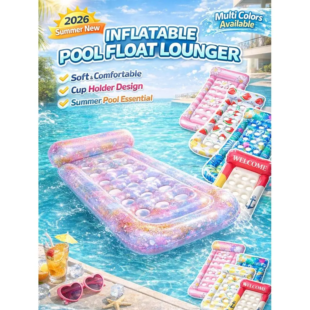 Pc Inflatable Pool Float Lounge Chair, Iridescent Purple Glitter, Pool Float Bed Water Lounge Floating Mattress Inflatable Pool
Pc Inflatable Pool Float Lounge Chair, Iridescent Purple Glitter, Pool Float Bed Water Lounge Floating Mattress Inflatable Pool