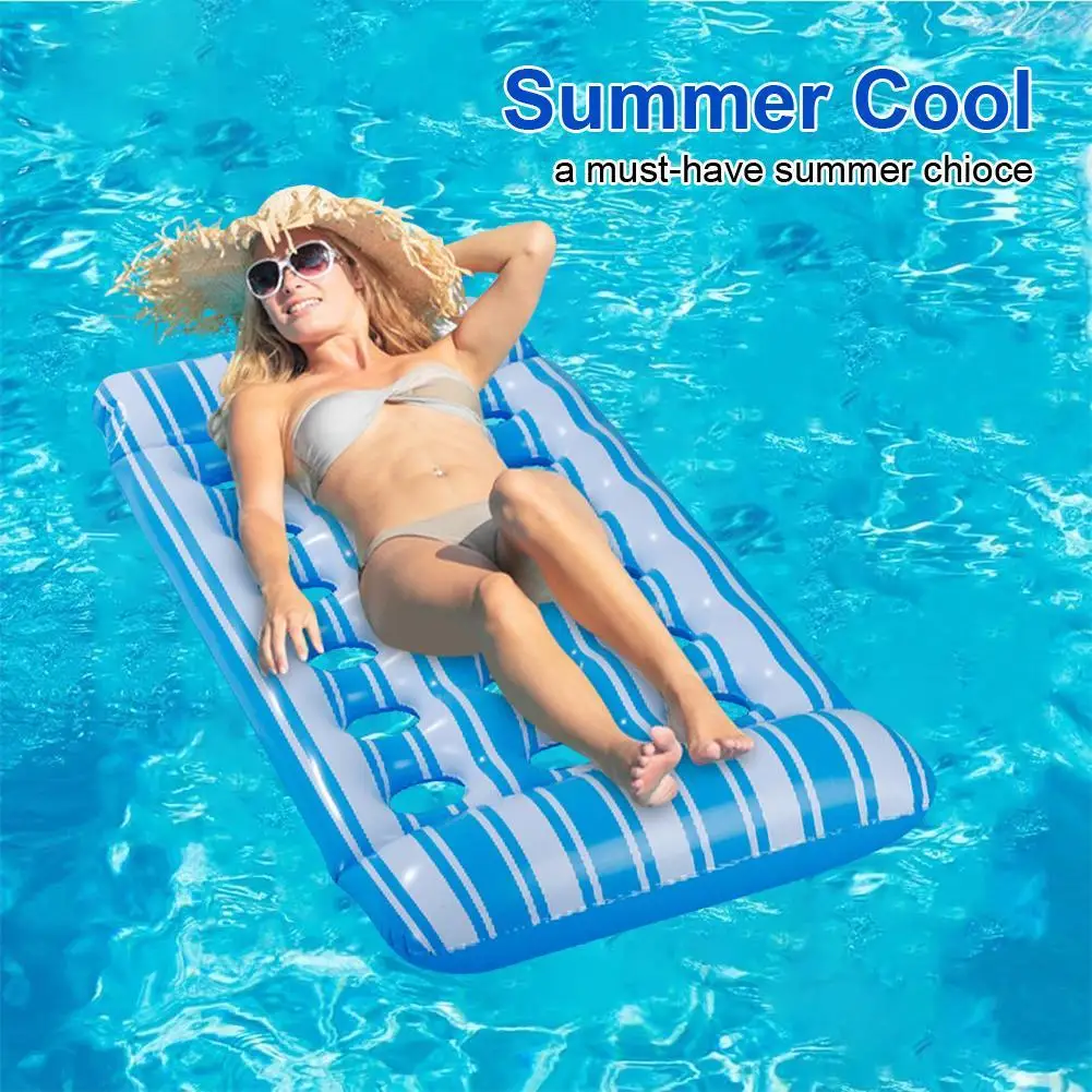 Inflatable Water Hammock Swimming Pool Adult Floating Chair Hole Hole Floating Net Yarn Float Boat Shade Seat Net Cloth Sad
Inflatable Water Hammock Swimming Pool Adult Floating Chair Hole Hole Floating Net Yarn Float Boat Shade Seat Net Cloth Sad
