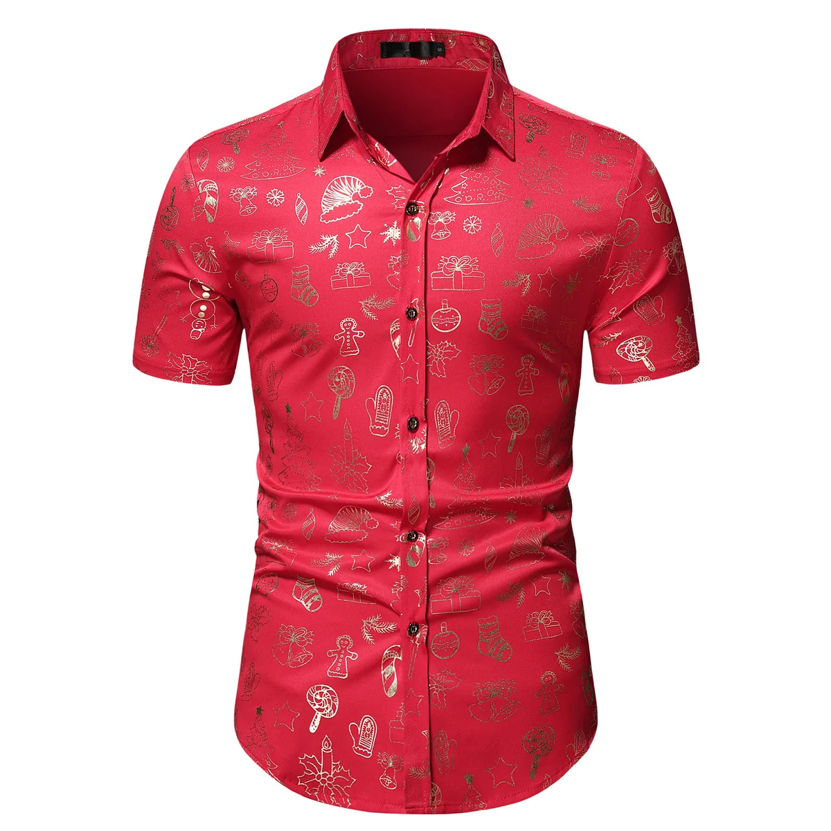 Mens Casual Short Sleeve Shirts 2023 Shiny Red Floral Print Christmas Shirt Men Xmas Party Hawaiian Shirt Male Camisa Masculina
Mens Casual Short Sleeve Shirts 2023 Shiny Red Floral Print Christmas Shirt Men Xmas Party Hawaiian Shirt Male Camisa Masculina