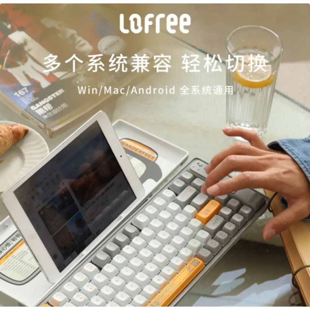 Lofree Wonderfree Mechanical Keyboard 75% Layout 2-Mode Wireless Bluetooth/Type-c Wired Portable with Storage for iPad Laptop PC
Lofree Wonderfree Mechanical Keyboard 75% Layout 2-Mode Wireless Bluetooth/Type-c Wired Portable with Storage for iPad Laptop PC