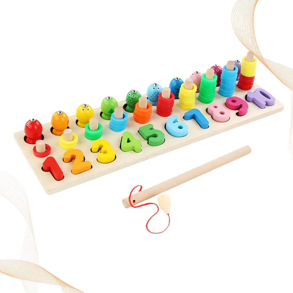 Wooden Fishing Numbers Educational Early Learning Three-in-One Baby Development Kit Color Cognition Hand-Eye Coordination
Wooden Fishing Numbers Educational Early Learning Three-in-One Baby Development Kit Color Cognition Hand-Eye Coordination