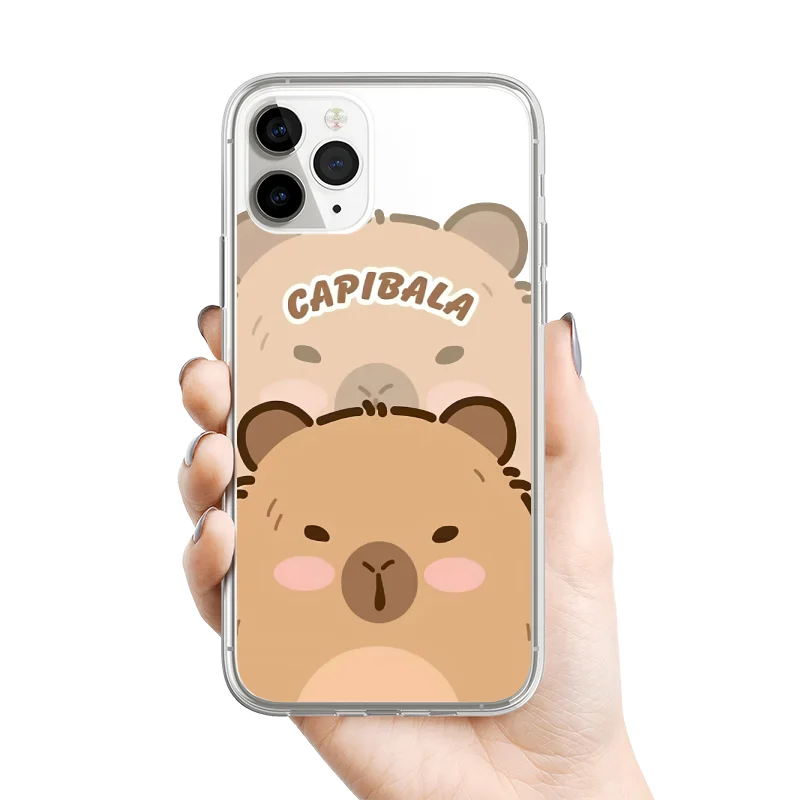 Cute Capybara Phone Case For iPhone 16 15 11 12 14 13 Pro Max Mini Plus XSM XR SE2 7 8 Cartoon Animal Mobile Phone Covers Funda
Cute Capybara Phone Case For iPhone 16 15 11 12 14 13 Pro Max Mini Plus XSM XR SE2 7 8 Cartoon Animal Mobile Phone Covers Funda