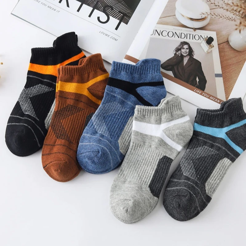 5 Pairs Men Sport Ankle Socks Summer Outdoor Casual Soft Running Absorb Sweat Breathable Fitness Socks Comfort Sport Socks
5 Pairs Men Sport Ankle Socks Summer Outdoor Casual Soft Running Absorb Sweat Breathable Fitness Socks Comfort Sport Socks