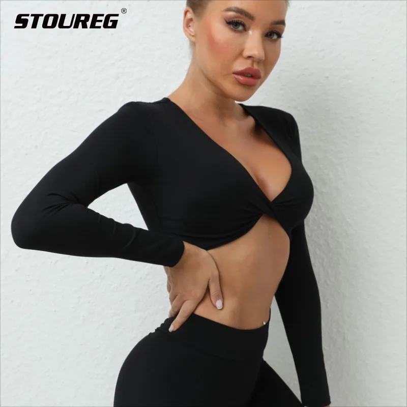 STOUREG Women's Nude Long Sleeve Yoga Shirt Exercise Short Top Sports Yoga Long Sleeve T-Shirt Exercise Fitness Top Women
STOUREG Women's Nude Long Sleeve Yoga Shirt Exercise Short Top Sports Yoga Long Sleeve T-Shirt Exercise Fitness Top Women
