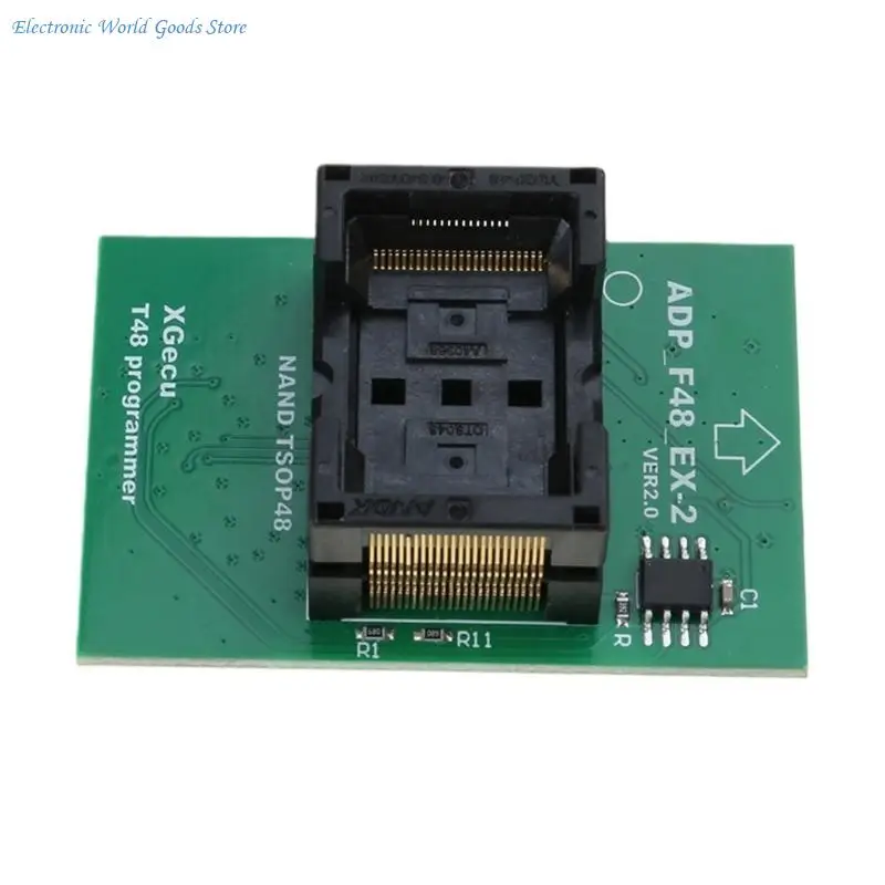 A3PD Versatility ADP_F48_EX-2 TSOP48 T48 Flash Programmer Adapter Chip Socket for T48 ADP F48 EX2 TSOP48-2 Chip Socket
A3PD Versatility ADP_F48_EX-2 TSOP48 T48 Flash Programmer Adapter Chip Socket for T48 ADP F48 EX2 TSOP48-2 Chip Socket