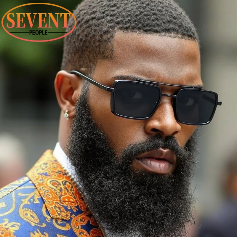 Classic Punk Small Rectangle Sunglasses Men 2025 Luxury Vintage Metal Polygon Sun Glass Retro Double Beam Shades For Male UV400
Classic Punk Small Rectangle Sunglasses Men 2025 Luxury Vintage Metal Polygon Sun Glass Retro Double Beam Shades For Male UV400