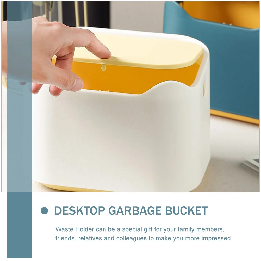 Flip Trash Can Small Bucket with Lid Waste Paper Bin Garbage Press Desk Office Countertop Tiny Trashcan
Flip Trash Can Small Bucket with Lid Waste Paper Bin Garbage Press Desk Office Countertop Tiny Trashcan