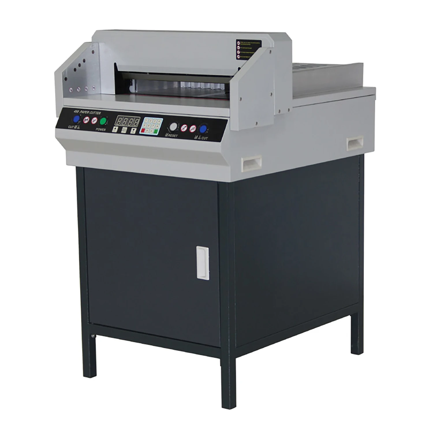 450VS+ Electric Paper Cutter A3 CNC Perfect Guillotine 45cm Paper Trimmer With Touch Screen
450VS+ Electric Paper Cutter A3 CNC Perfect Guillotine 45cm Paper Trimmer With Touch Screen