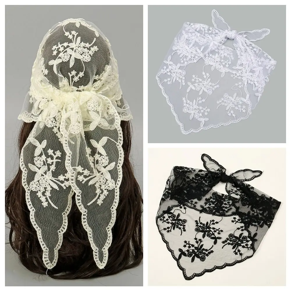 New Hollow Out Lace Scarf Solid Color Thin Foulard Bandana Embroidery Vintage Triangular Scarf Women
New Hollow Out Lace Scarf Solid Color Thin Foulard Bandana Embroidery Vintage Triangular Scarf Women