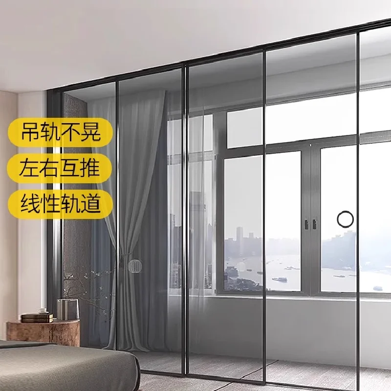 Kitchen three linkage opk extremely narrow sliding door balcony partition glass sliding door
Kitchen three linkage opk extremely narrow sliding door balcony partition glass sliding door