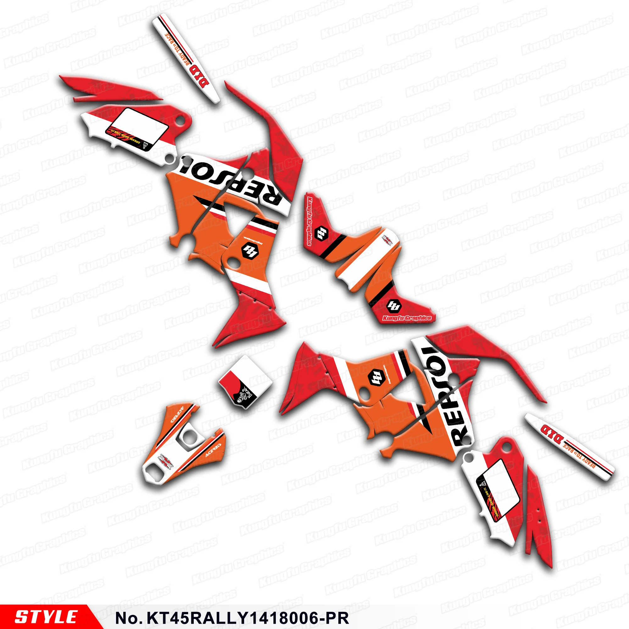 JY RACING Graphics Kit Adhesive Sticker for KTM & Husqvarna Rally 450 2014 2015 2016 2017 2018,Decoration, KT45RALLY1418006-PR
JY RACING Graphics Kit Adhesive Sticker for KTM & Husqvarna Rally 450 2014 2015 2016 2017 2018,Decoration, KT45RALLY1418006-PR