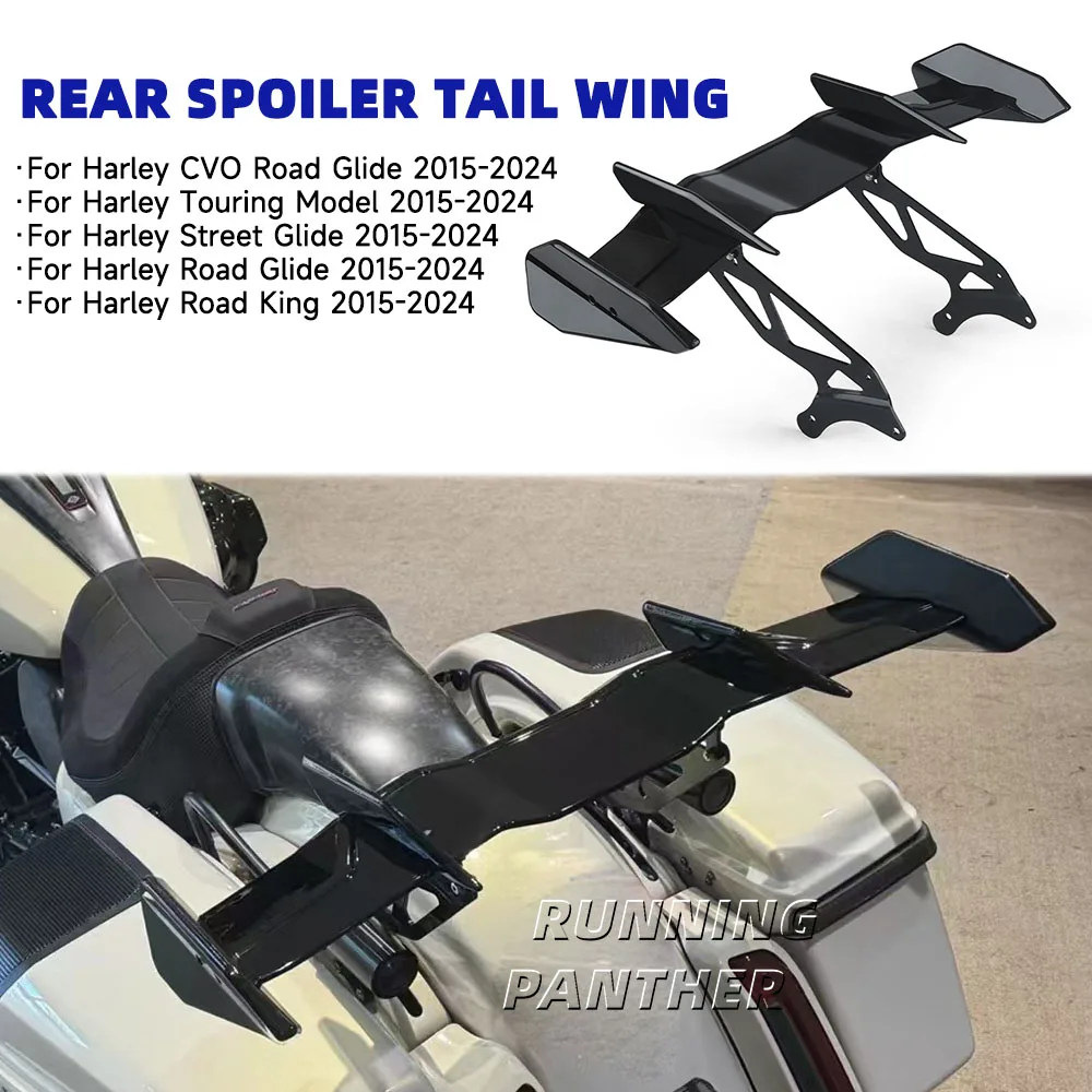 Задний спойлер мотоцикла, хвостовое крыло для Harley Street Glide Touring CVO Road Glide King 2015-2024, аксессуары, верхний сплиттер
Задний спойлер мотоцикла, хвостовое крыло для Harley Street Glide Touring CVO Road Glide King 2015-2024, аксессуары, верхний сплиттер