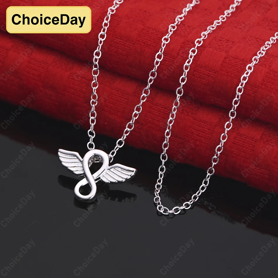 ChoiceDay 925 Sterling Silver Exquisite 8 Pendant Necklace Fashion Women's Gift Accessory Wedding Jewelry
ChoiceDay 925 Sterling Silver Exquisite 8 Pendant Necklace Fashion Women's Gift Accessory Wedding Jewelry