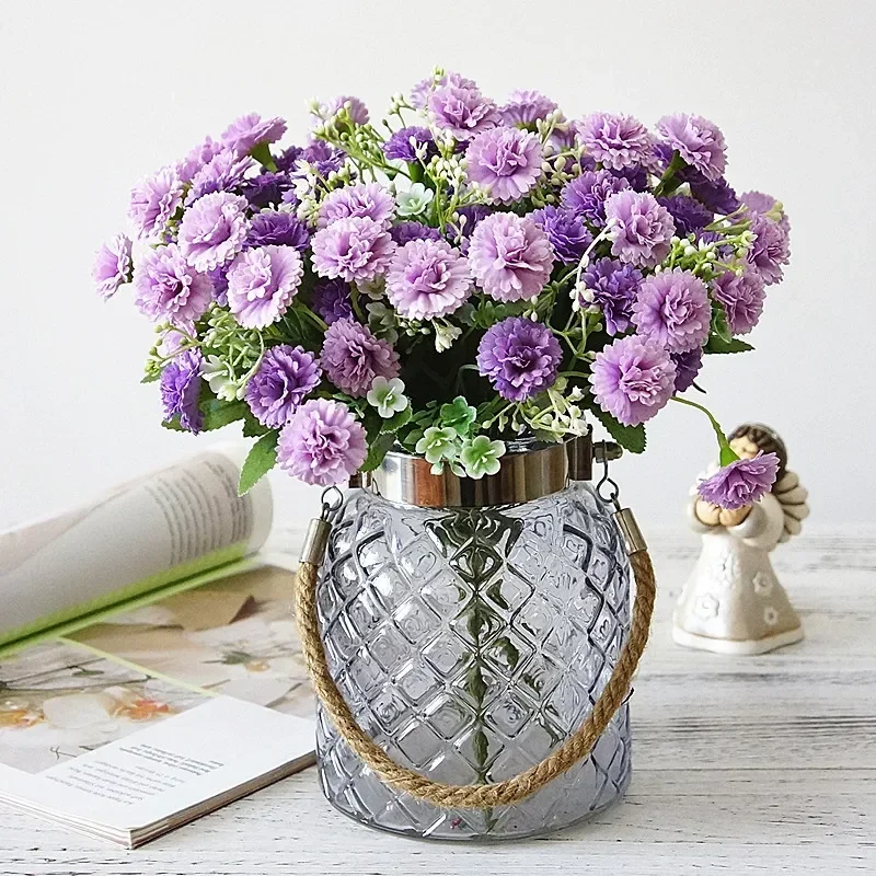 Artificial Flowers 30cm Hydrangea Carnation Small Lilac Silk Wedding Bridal Bouquet DIY Party Home Bedroom Decoration Plants
Artificial Flowers 30cm Hydrangea Carnation Small Lilac Silk Wedding Bridal Bouquet DIY Party Home Bedroom Decoration Plants