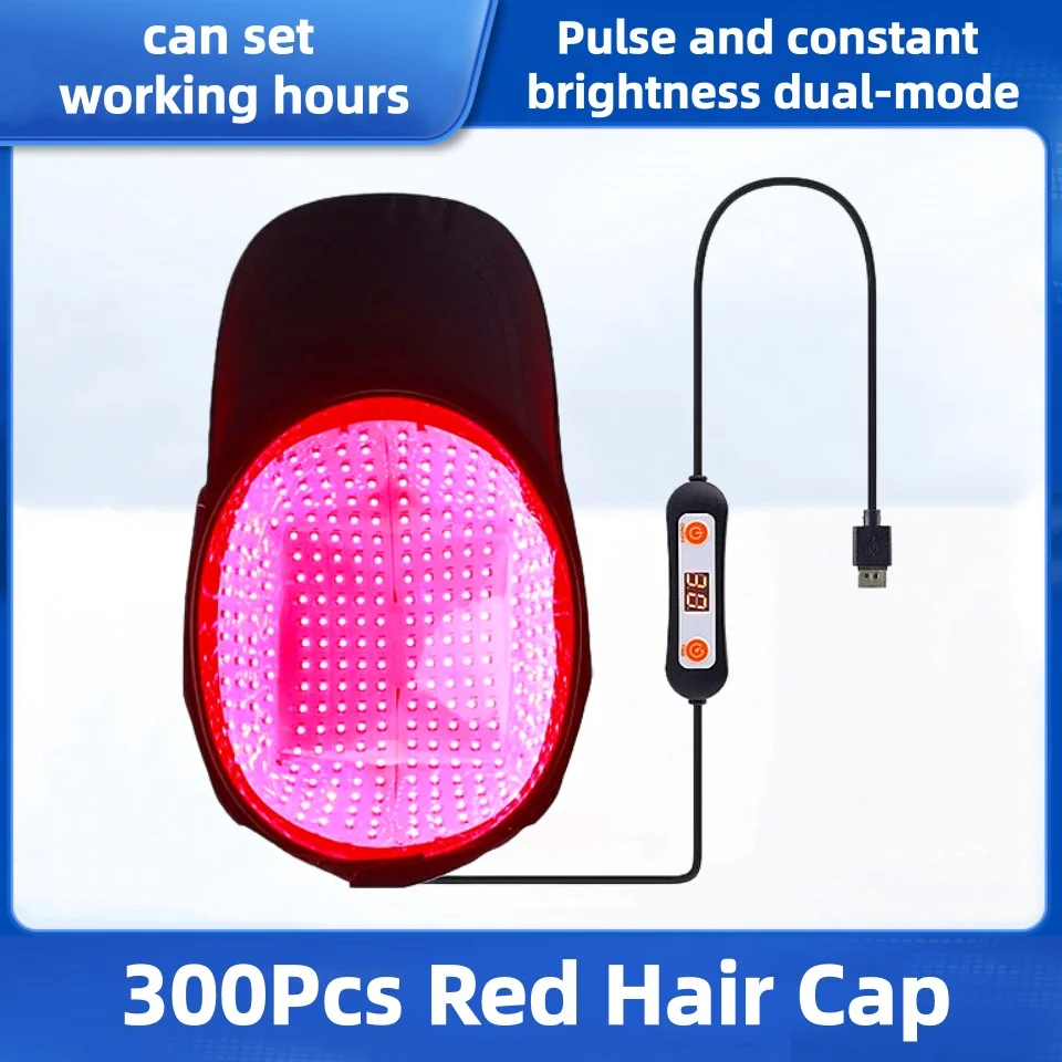 300Pcs red light therapy cap Red Light Therapy Hair Growth Cap for Hair Regrowth Anti Hair Loss Relax Scalp Hair Care Hat grow
300Pcs red light therapy cap Red Light Therapy Hair Growth Cap for Hair Regrowth Anti Hair Loss Relax Scalp Hair Care Hat grow