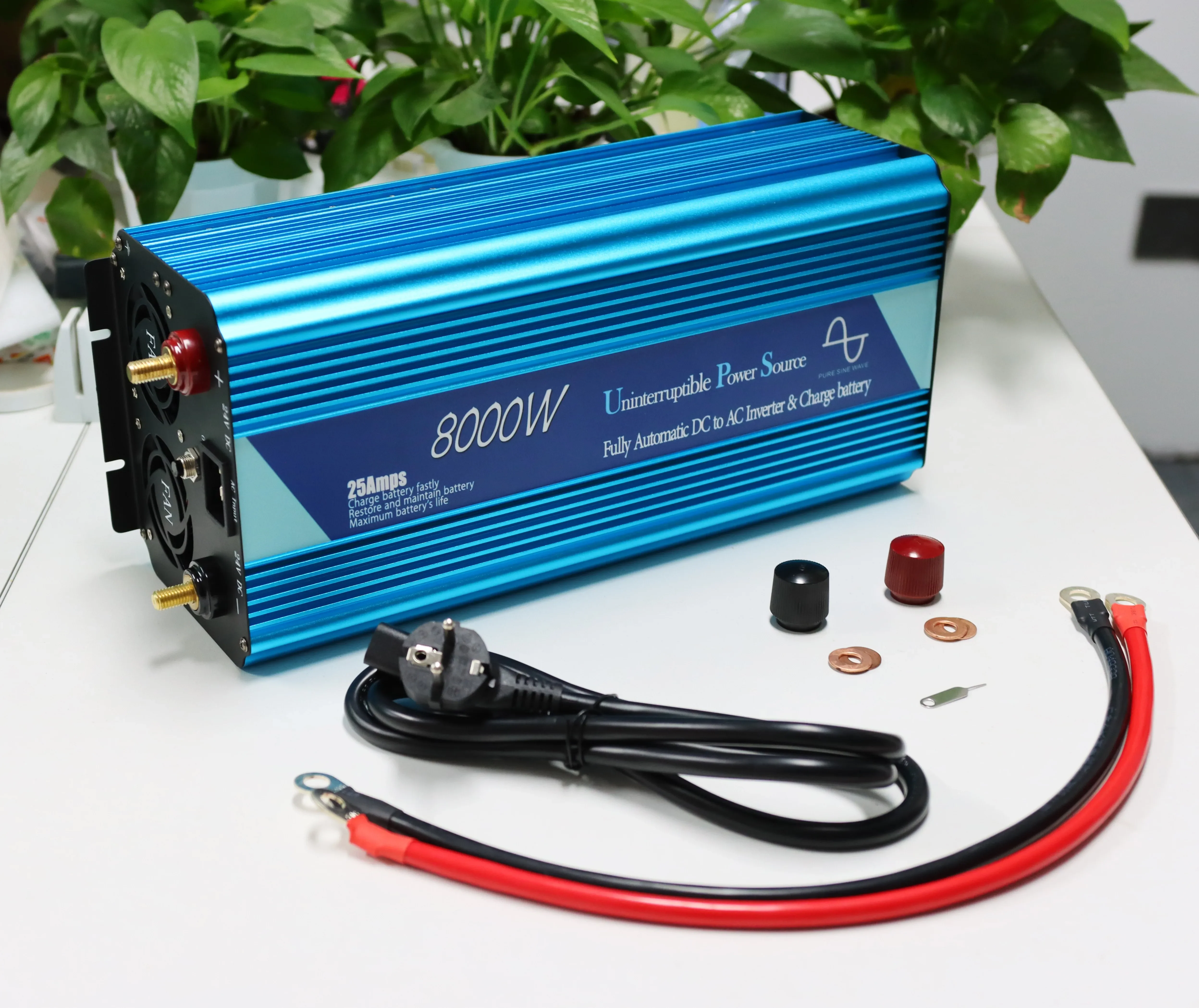 Инверторное зарядное устройство ИБП, 8000 Вт, преобразователь чистой синуса, 24 В постоянного тока в 220 В переменного тока, система бесперебойного питания, инвертор для зарядки аккумулятора
Инверторное зарядное устройство ИБП, 8000 Вт, преобразователь чистой синуса, 24 В постоянного тока в 220 В переменного тока, система бесперебойного питания, инвертор для зарядки аккумулятора