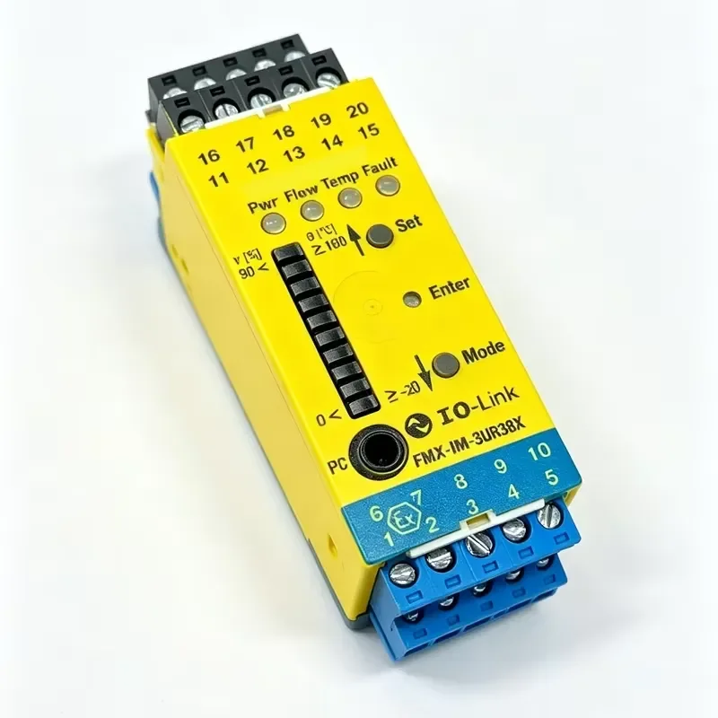 fMX-IM-3UR38X Flow Unit 7525103 3-Relay IO-Link Intrinsically Safe DIN Rail FCS/FCI Explosion-proof Flow Sensor
fMX-IM-3UR38X Flow Unit 7525103 3-Relay IO-Link Intrinsically Safe DIN Rail FCS/FCI Explosion-proof Flow Sensor