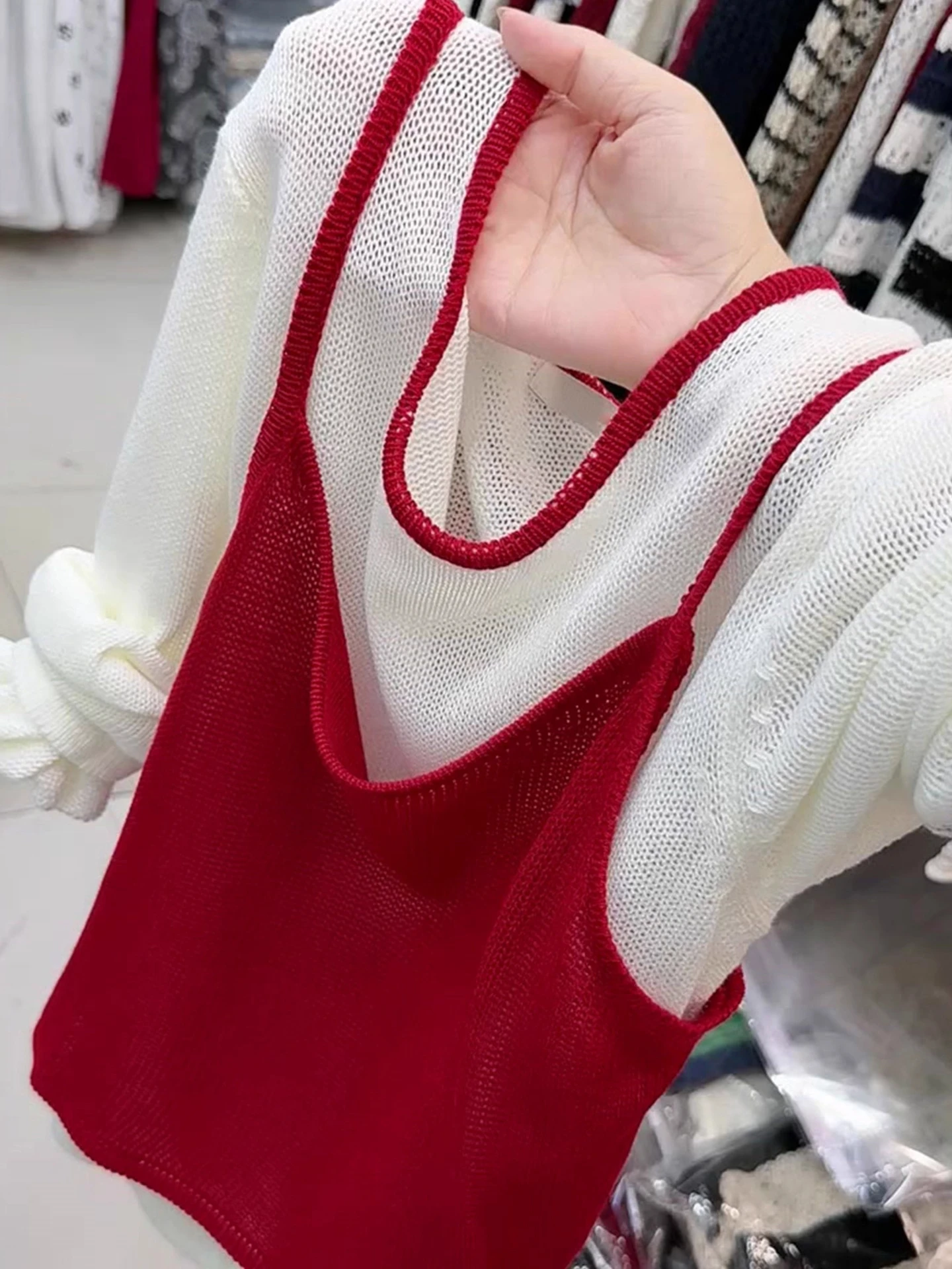 Skin-friendly Long Sve Base Layer irt Color Blo New Sle High-end Knitted Top for Women Commute Wind Korean Version S...
Skin-friendly Long Sve Base Layer irt Color Blo New Sle High-end Knitted Top for Women Commute Wind Korean Version S...