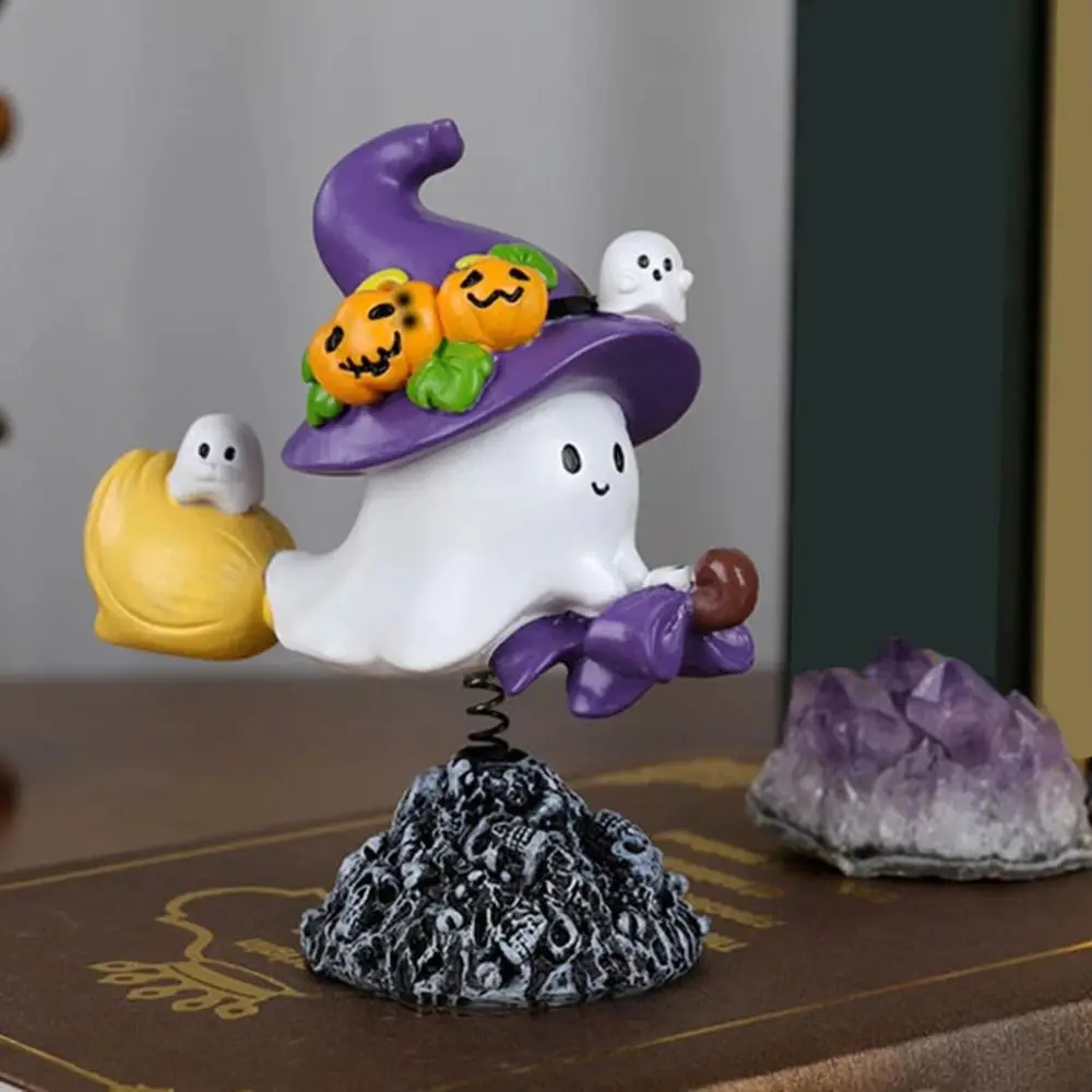 Funny Resin Halloween Ghost Statue Cartoon Cute Ghost Art Sculpture with Spring Ghost Figurine Ornament Holiday
Funny Resin Halloween Ghost Statue Cartoon Cute Ghost Art Sculpture with Spring Ghost Figurine Ornament Holiday