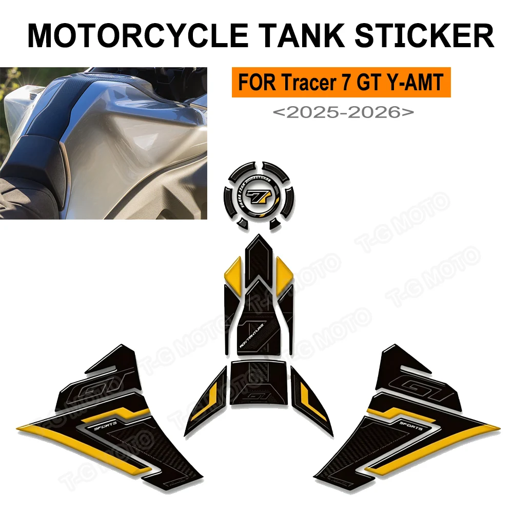 For Tracer 7GT 7 GT Y-AMT Motorcycle Fuel Tank Side Pad Gas Cap Stickers Protection Decals Waterproof 2025 2026
For Tracer 7GT 7 GT Y-AMT Motorcycle Fuel Tank Side Pad Gas Cap Stickers Protection Decals Waterproof 2025 2026