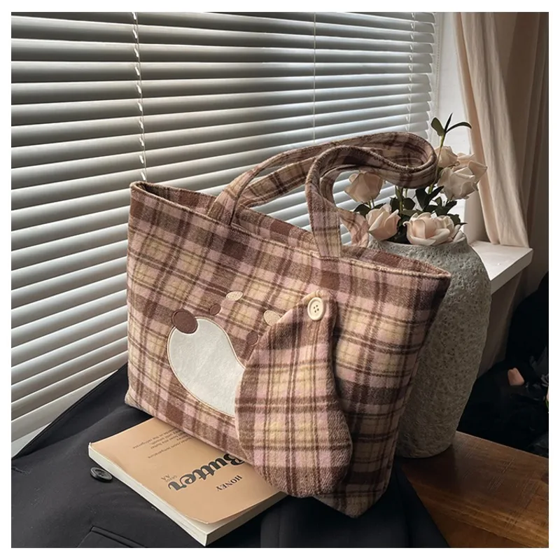 2026 New High Quality Shoulder Bags Oxford Plaid Puppy Pattern Zipper Casual Tote Cute Design Versatile Commuting Handbags
2026 New High Quality Shoulder Bags Oxford Plaid Puppy Pattern Zipper Casual Tote Cute Design Versatile Commuting Handbags