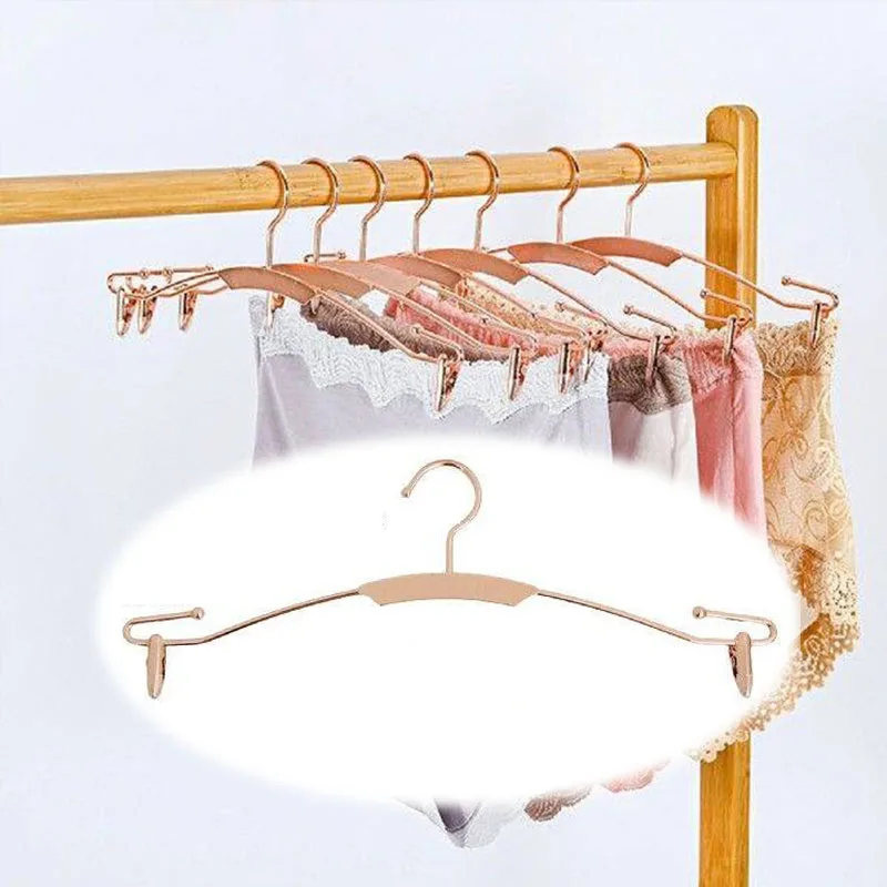 10PCS Metal Underwear Hangers,Non-slip Bra Socks Panties Clips, Lingerie Drying Rack, Display Organizer for Home Clothing Store
10PCS Metal Underwear Hangers,Non-slip Bra Socks Panties Clips, Lingerie Drying Rack, Display Organizer for Home Clothing Store