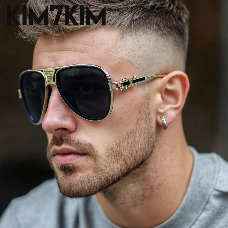 Steampunk Oval Pilot Sunglasses Men Big 2025 Luxury Brand Design Retro Sun Glasses Punk Metal Frame Shades UV400 Outdoor Eyewear
Steampunk Oval Pilot Sunglasses Men Big 2025 Luxury Brand Design Retro Sun Glasses Punk Metal Frame Shades UV400 Outdoor Eyewear