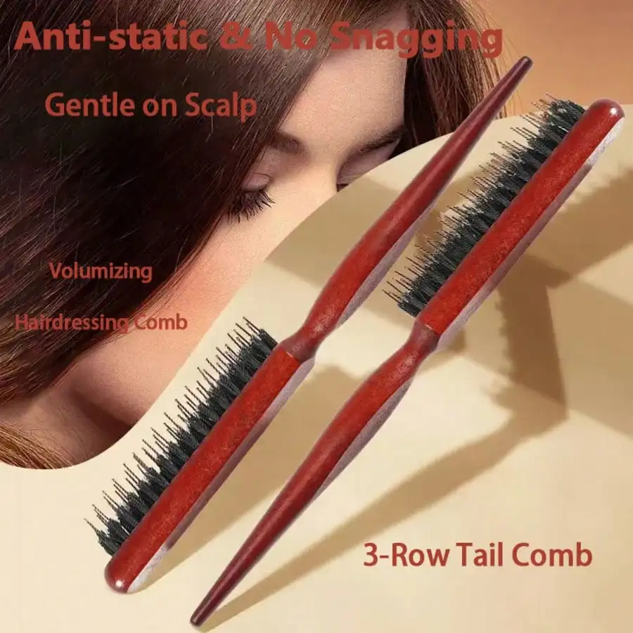 2PCS Hair Tail Comb Set, Hair Tail Comb, Styling Fine-Tooth Comb, Metal Detangling Comb, Heat-Resistant Carbon Fiber Styling Comb, Stainless Steel Small Tail Comb, Professional Salon Wooden Fine-Line Comb Hair Styling Tools For DIY, Christmas Gift
2PCS Hair Tail Comb Set, Hair Tail Comb, Styling Fine-Tooth Comb, Metal Detangling Comb, Heat-Resistant Carbon Fiber Styling Comb, Stainless Steel Small Tail Comb, Professional Salon Wooden Fine-Line Comb Hair Styling Tools For DIY, Christmas Gift