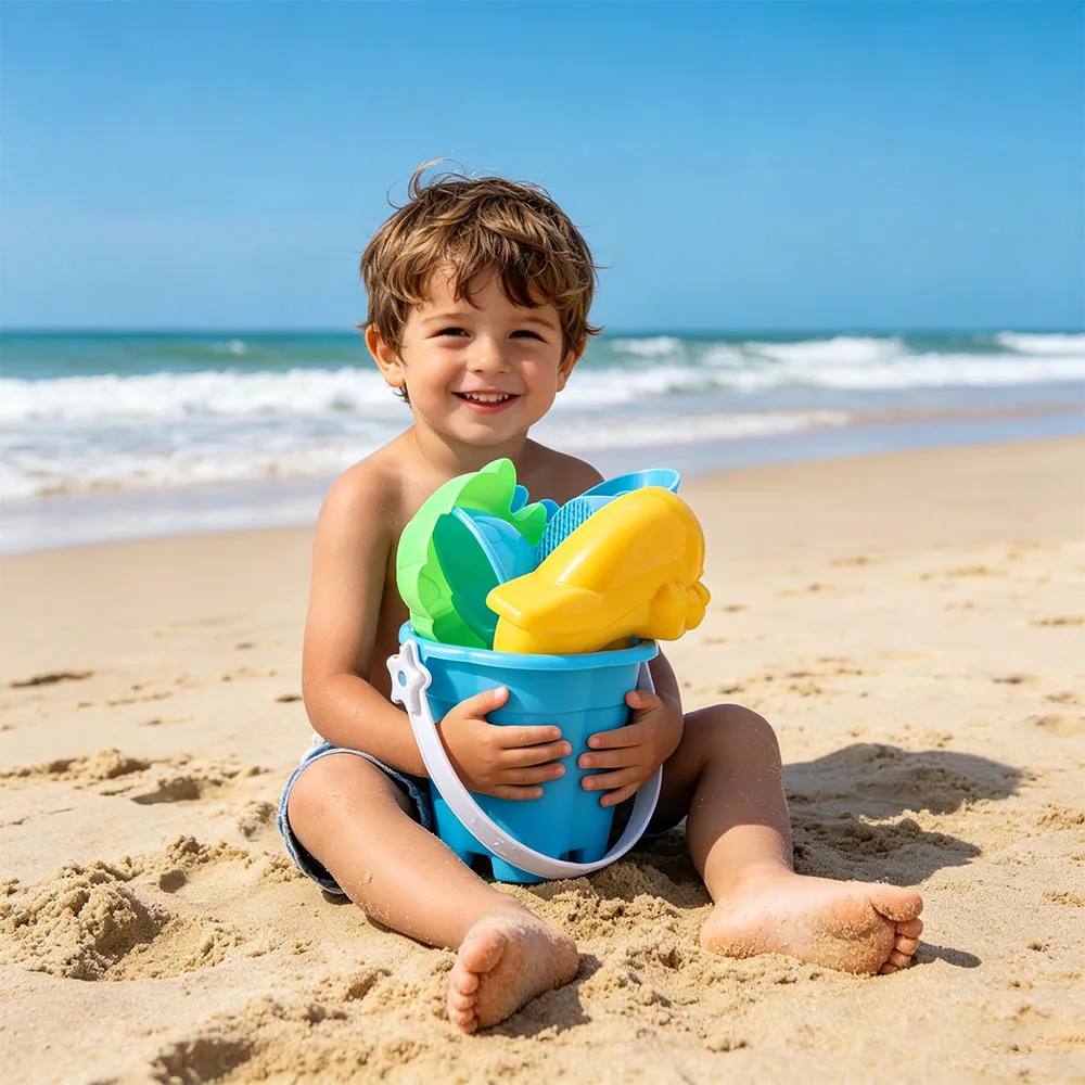 Crab Fish Mold Beach Sand Play Parent-Child With Bucket Beach Shovel Bucket Set Plastic 7pcs/Set Summer Beach Children
Crab Fish Mold Beach Sand Play Parent-Child With Bucket Beach Shovel Bucket Set Plastic 7pcs/Set Summer Beach Children