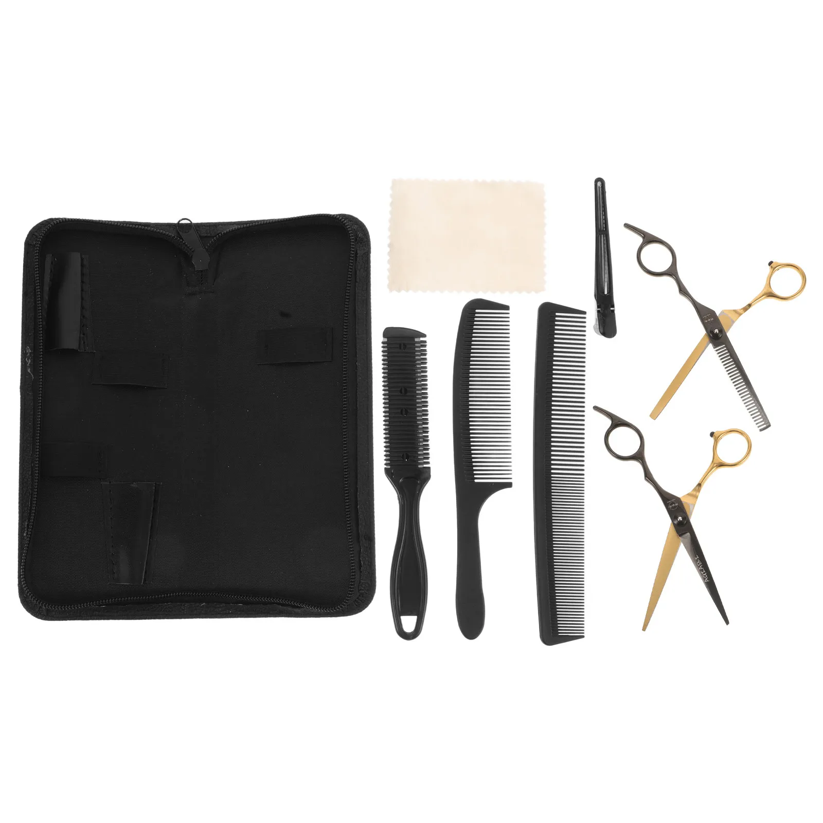 Hair Cut Scissor Kit Styling Tools Barber Clippers for Cutting Scissors Thinning Shears
Hair Cut Scissor Kit Styling Tools Barber Clippers for Cutting Scissors Thinning Shears