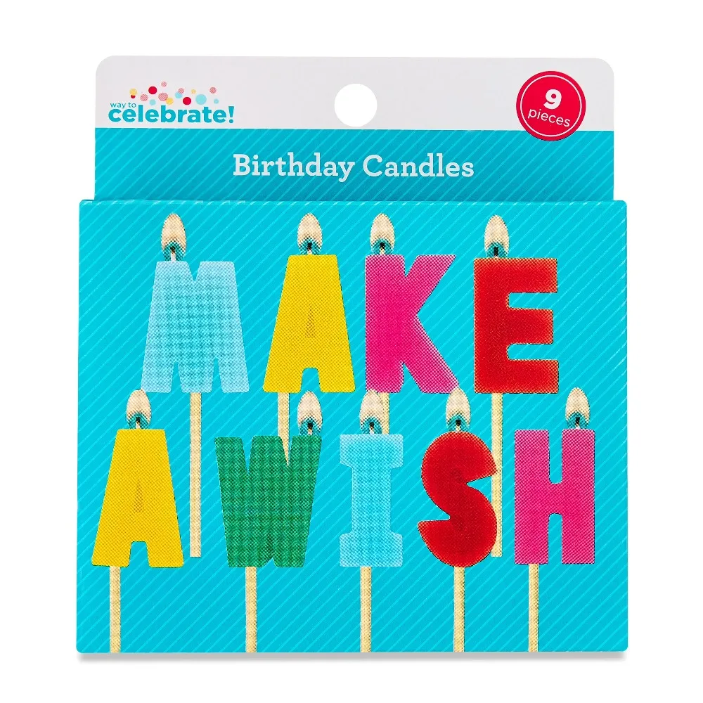 Vibrant Multicolor Birthday Candles Set of 9 Pieces for Cake Decoration with Assorted Bright Colors Make a Wish Celebration Supplies for Festive Parties Baby Shower Wedding Anniversary DIY Crafts Gifts
Vibrant Multicolor Birthday Candles Set of 9 Pieces for Cake Decoration with Assorted Bright Colors Make a Wish Celebration Supplies for Festive Parties Baby Shower Wedding Anniversary DIY Crafts Gifts