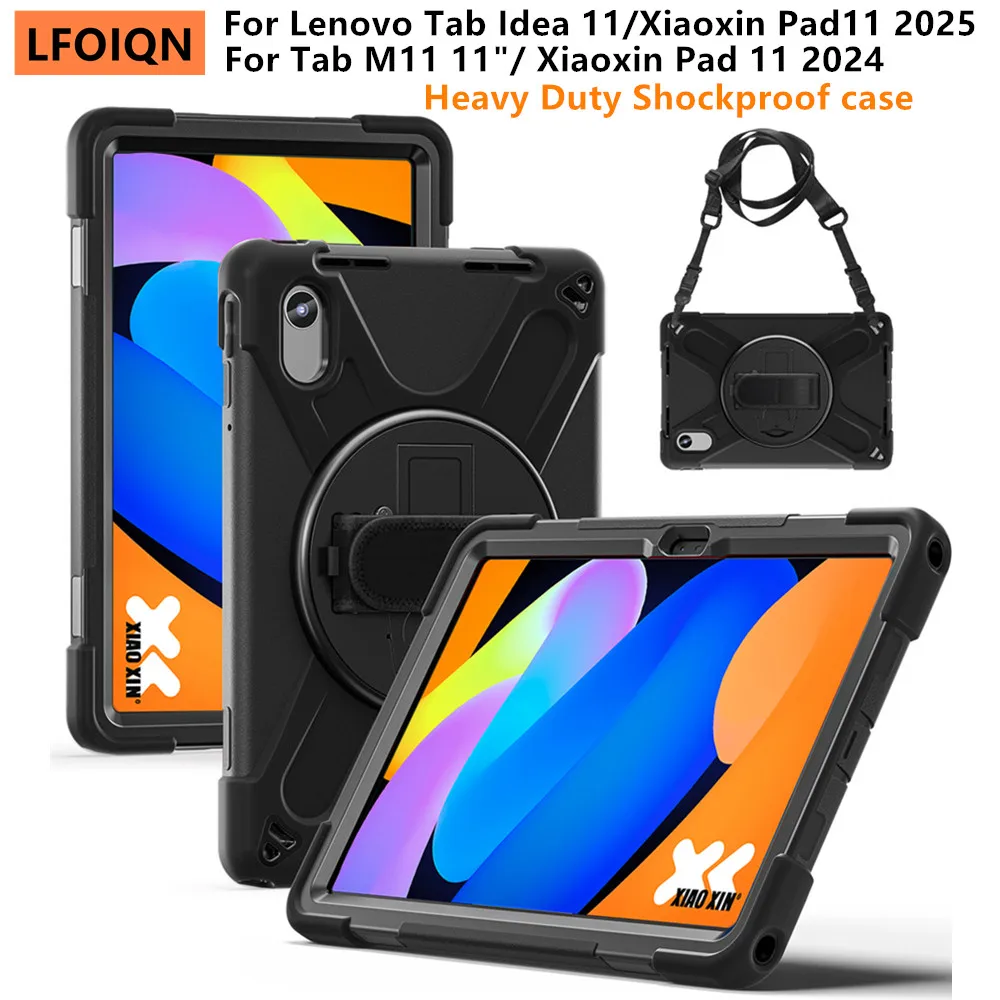 LFOIQN 360° Rotating Rugged Case For Lenovo Tab Idea 11 TB336ZU TB336FU Xiaoxin Pad 11 2025 11 inch TB335FC Tablet Stand Cover
LFOIQN 360° Rotating Rugged Case For Lenovo Tab Idea 11 TB336ZU TB336FU Xiaoxin Pad 11 2025 11 inch TB335FC Tablet Stand Cover