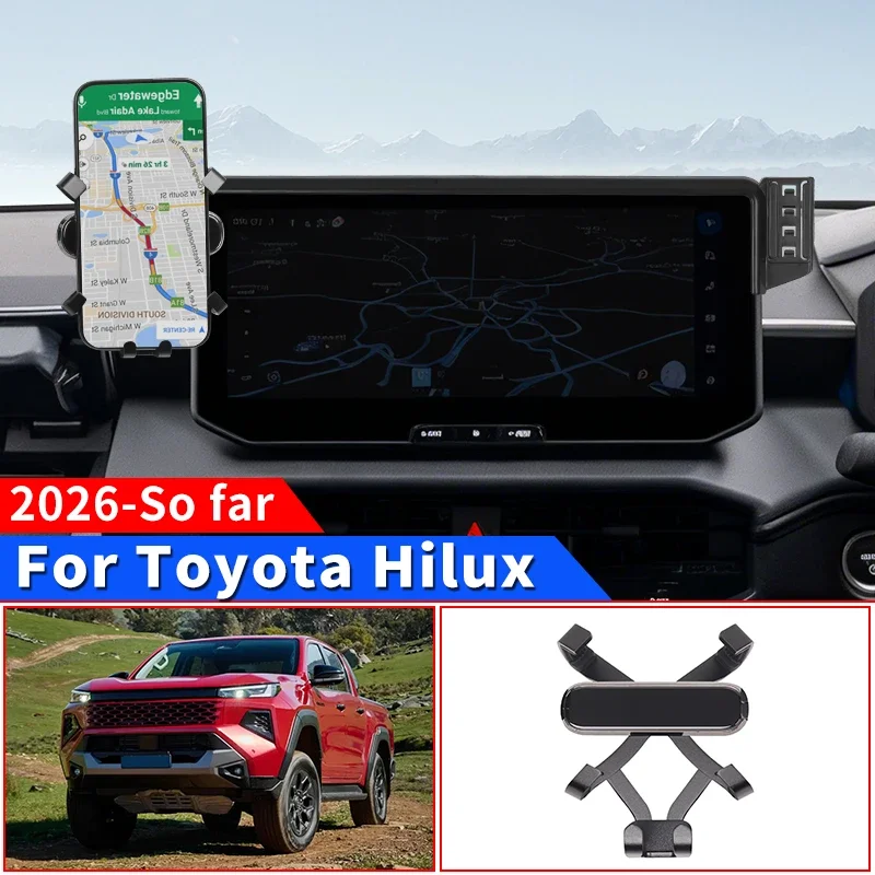 For 2026 Toyota Hilux SR SR5 Navigation Screen Phone Holder Adjustable Stable Hands Free Anti Shake Car Interior Accessories
For 2026 Toyota Hilux SR SR5 Navigation Screen Phone Holder Adjustable Stable Hands Free Anti Shake Car Interior Accessories