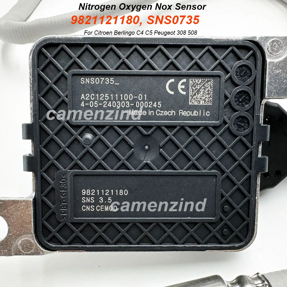 Nox Sensor 9821121180 A2C12511100 SNS0735 High Quality for Citroen C3 C4 C5 DS3 DS4 DS5 Berlingo Peugeot 308 508 Expert HDI
Nox Sensor 9821121180 A2C12511100 SNS0735 High Quality for Citroen C3 C4 C5 DS3 DS4 DS5 Berlingo Peugeot 308 508 Expert HDI