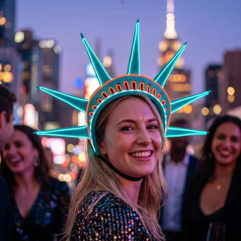Glowing Freedom Crown Headband LED Torch Party Costume Photo Prop For Women Teens Kids Halloween July Fourth Parade Festival
Glowing Freedom Crown Headband LED Torch Party Costume Photo Prop For Women Teens Kids Halloween July Fourth Parade Festival