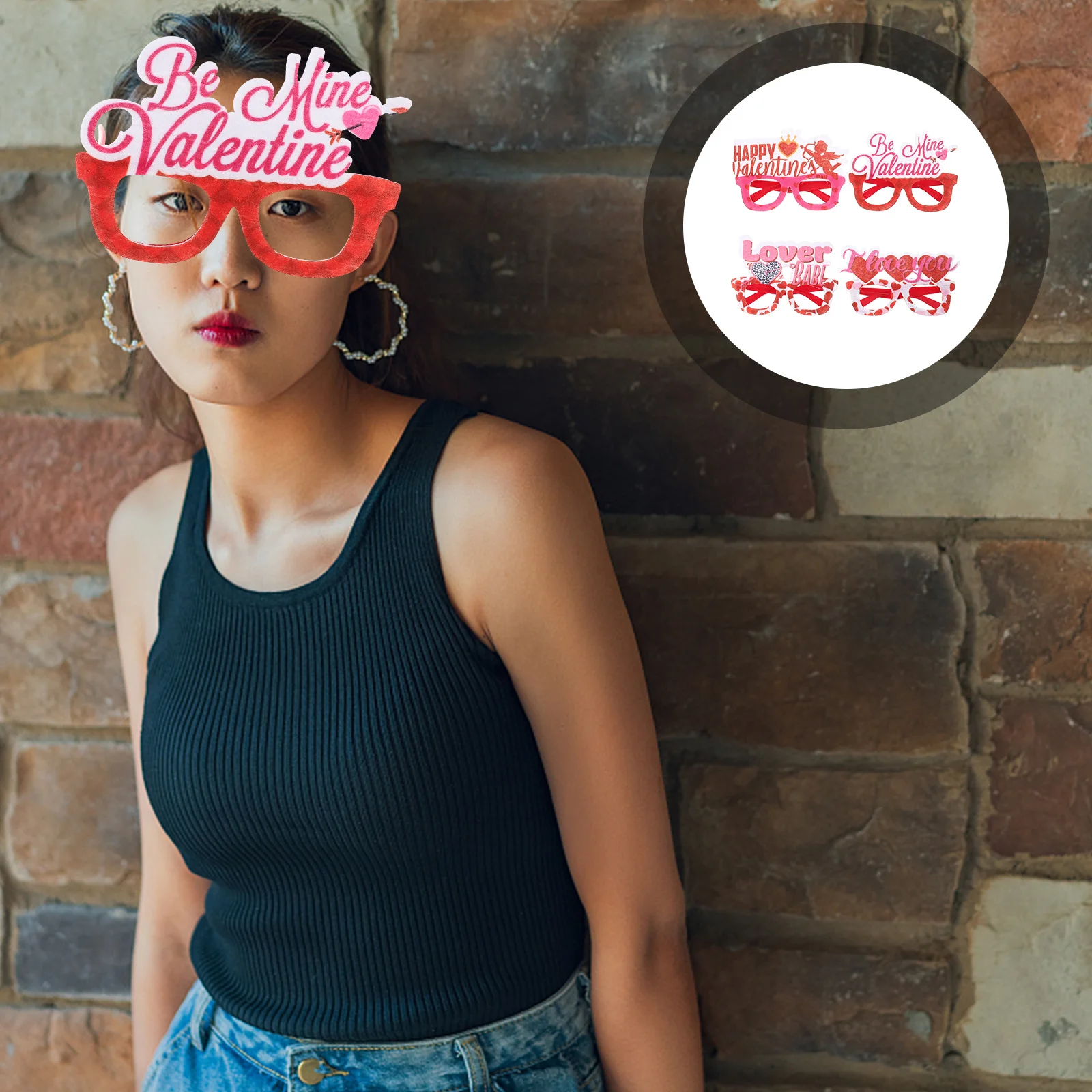 4Pcs Valentine's Day Heart Glasses Unique Eyewear Prop Festival Party Photo Booth Supplies Valentines Day Glasses
4Pcs Valentine's Day Heart Glasses Unique Eyewear Prop Festival Party Photo Booth Supplies Valentines Day Glasses