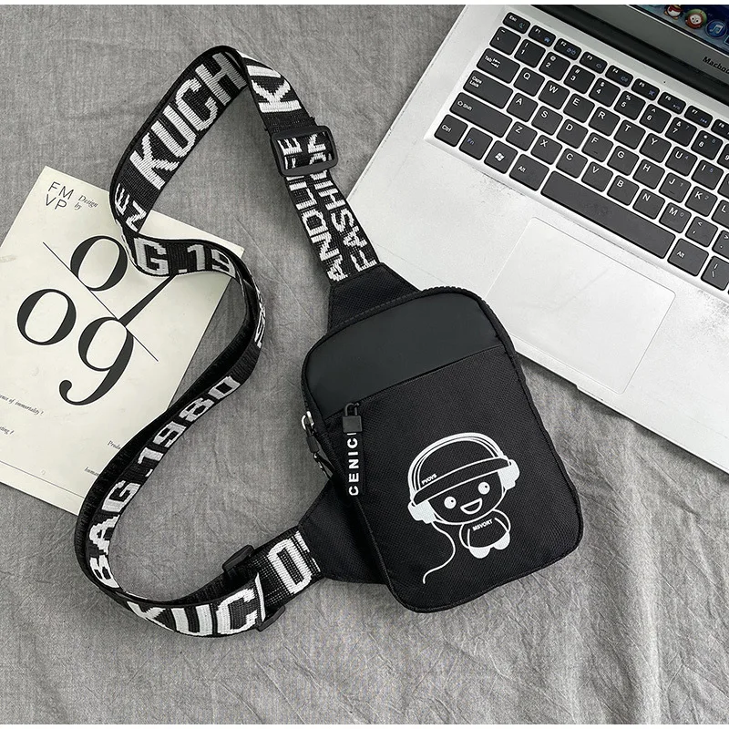 Fashion Brand Men's Messenger Bag Japanese Style Trend Canvas Shoulder Bag Outdoor Sports Chest Bag Lightweight Mobile Phone Bag
Fashion Brand Men's Messenger Bag Japanese Style Trend Canvas Shoulder Bag Outdoor Sports Chest Bag Lightweight Mobile Phone Bag