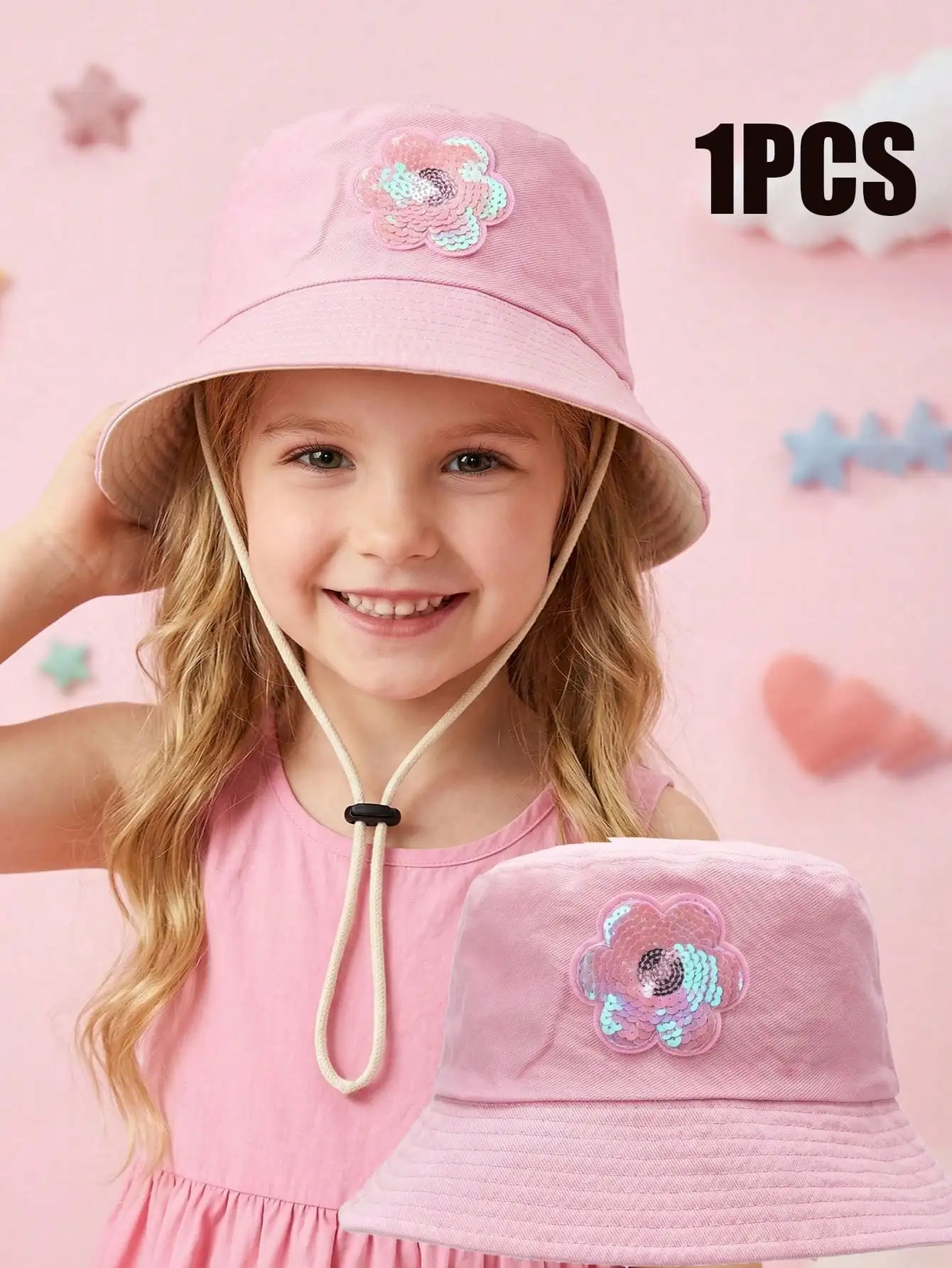 1Pc 2-6Y Girls Sequins Flower Fisherman Hat Cute Lightweight Summer Outdoor Sun Hat
1Pc 2-6Y Girls Sequins Flower Fisherman Hat Cute Lightweight Summer Outdoor Sun Hat