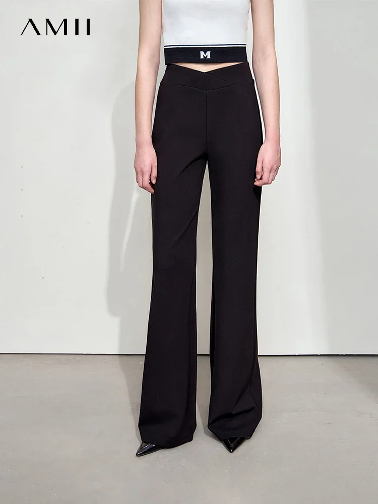 AMII Minimalist Flared Pants Women 2025 Spring New Solid Slightly Elastic Roman Cloth V-shaped Waist Head Slim Pants 12521030
AMII Minimalist Flared Pants Women 2025 Spring New Solid Slightly Elastic Roman Cloth V-shaped Waist Head Slim Pants 12521030