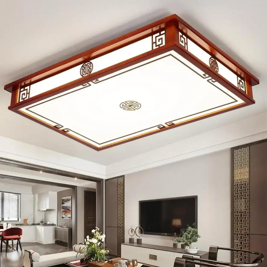 Modern Chinese solid wood antique led ceiling lamp atmosphere household living room dining room study bedroom Chinese style lamp
Modern Chinese solid wood antique led ceiling lamp atmosphere household living room dining room study bedroom Chinese style lamp