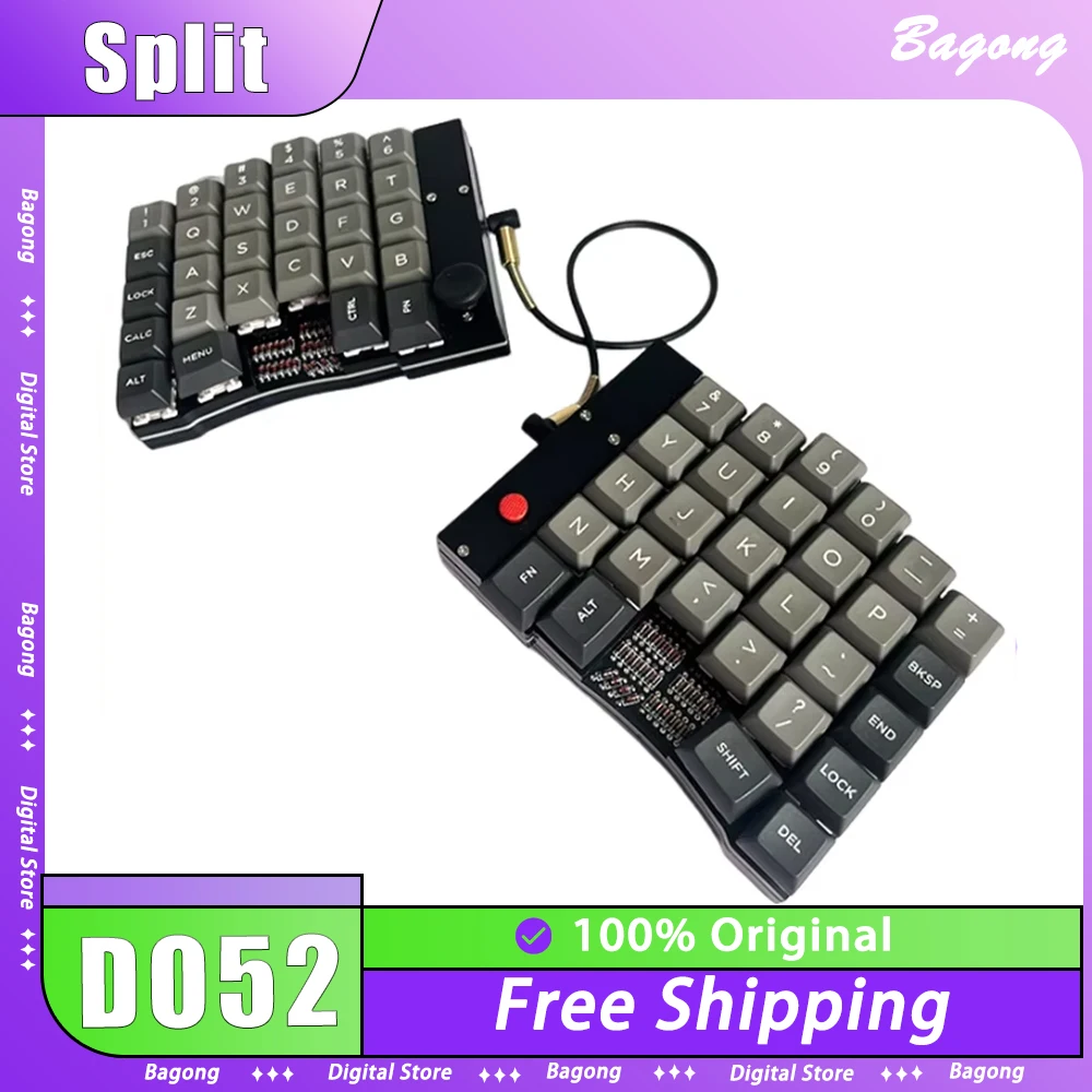 DO52 Split Keyboard Diy Little Red Dot Keyboard DO52Pro Mechanical Keyboard 40% Split Keyboard Thinkpad Pointing Rod Keyboard
DO52 Split Keyboard Diy Little Red Dot Keyboard DO52Pro Mechanical Keyboard 40% Split Keyboard Thinkpad Pointing Rod Keyboard