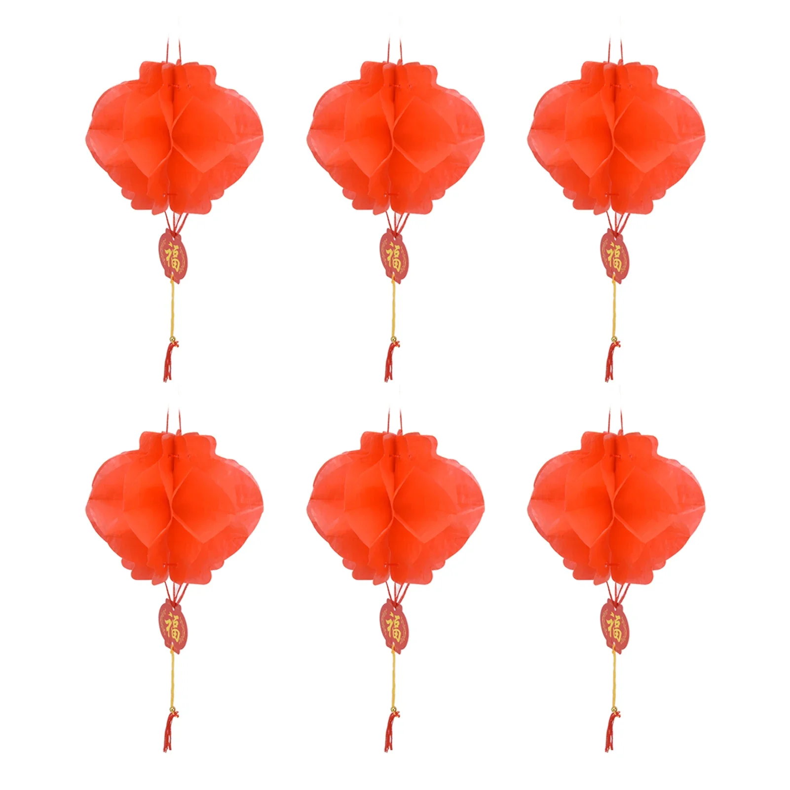 20Pcs Red Paper Chinese Decorative Lantern 15cm Diameter Hanging Ornaments For New Year Festival Wedding
20Pcs Red Paper Chinese Decorative Lantern 15cm Diameter Hanging Ornaments For New Year Festival Wedding